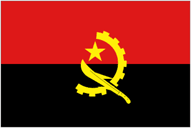 Flagge von Angola