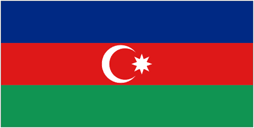 Flagge von Azerbaijan