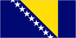 Flagge von Bosnia and Herzegovina