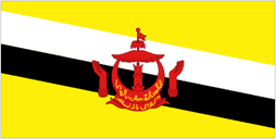 Flagge von Brunei Darussalam