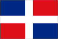 Flagge von Dominican Republic