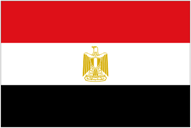 Flagge von Egypt