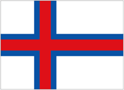 Flagge von Faroe Islands