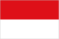 Flagge von Indonesia