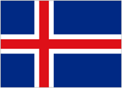 Flagge von Iceland