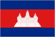 Flagge von Cambodia