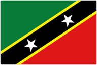 Drapel Saint Kitts and Nevis
