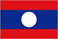 Flag of Lao People's Democratic Republic