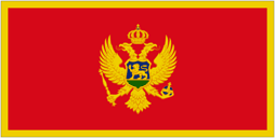 Flagge von Montenegro