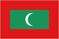 Drapel Maldives