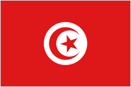 Flagge von Tunisia