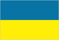 Flagge von Ukraine