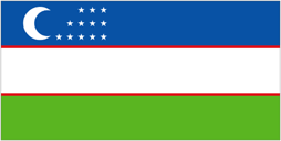 Flagge von Uzbekistan