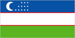 Drapeau de Uzbekistan