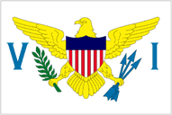 Flagge von Virgin Islands, U.s.