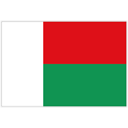 Flagge von Madagascar